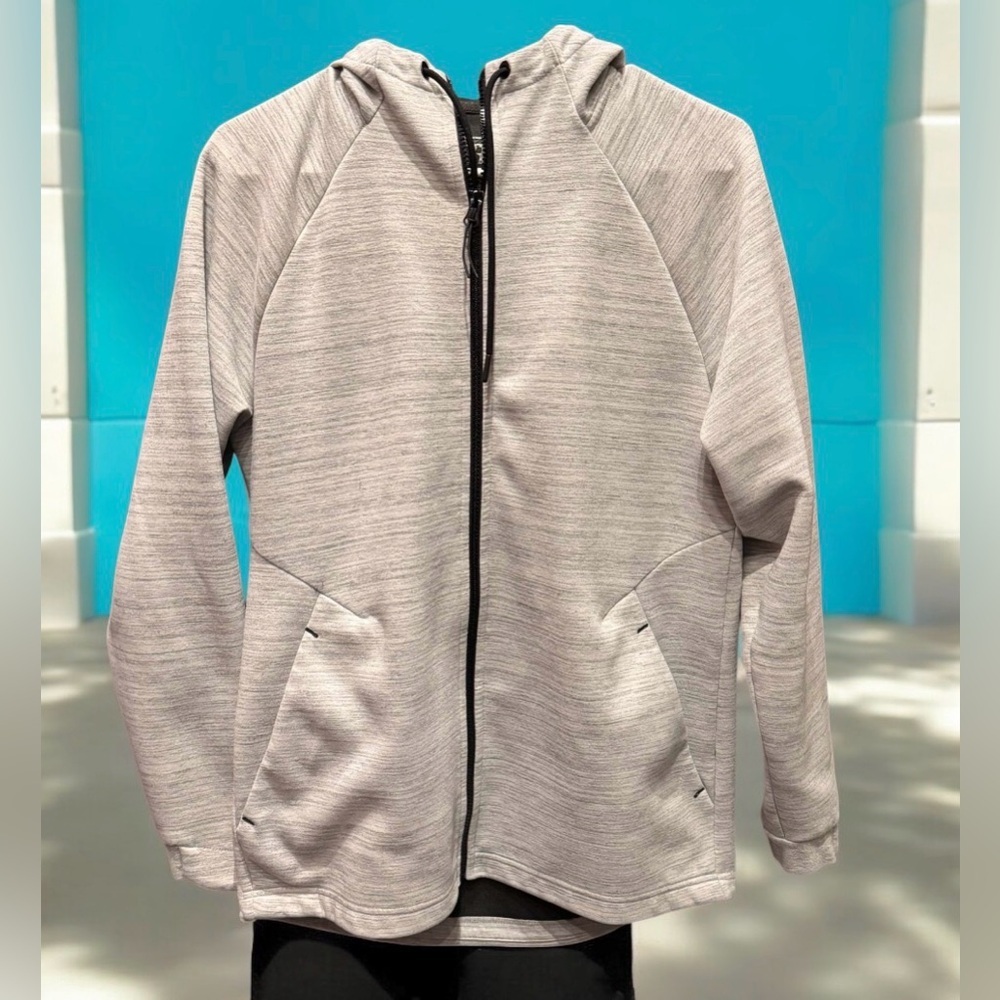 Russell Athletic Black Fusion Knit Hoodie SMALL WITH POCKETS
